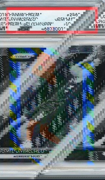 Donte Divincenzo Choice Prizm Yellow Blue Green PSA 10