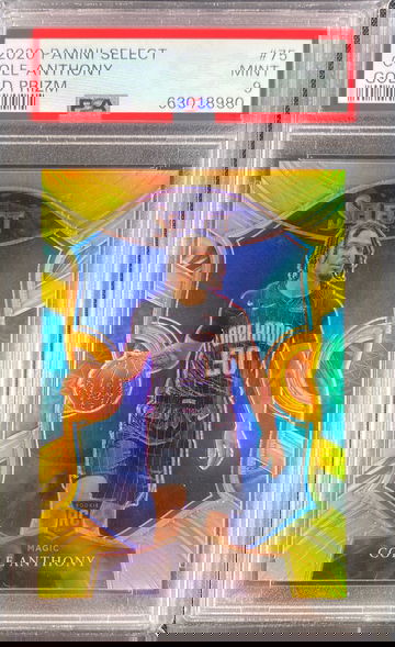 2020 Select Concourse Cole Anthony Gold /10 PSA  9