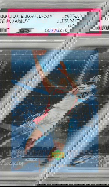 2006 UD Reserve Flight Team LeBron James #FT-LJ *PSA 10* Cleveland Cavaliers