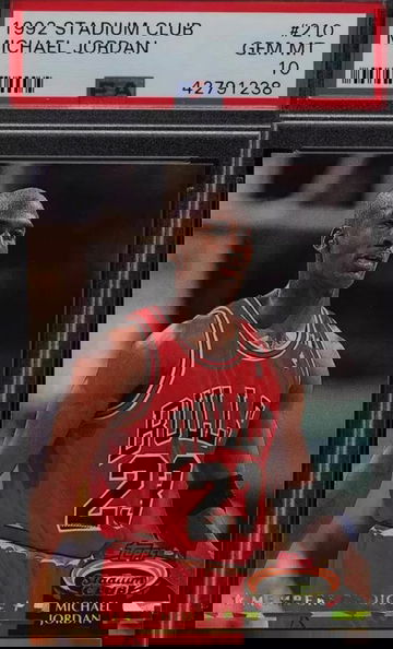 1992 Stadium Club Michael Jordan PSA 10 GEM MINT 