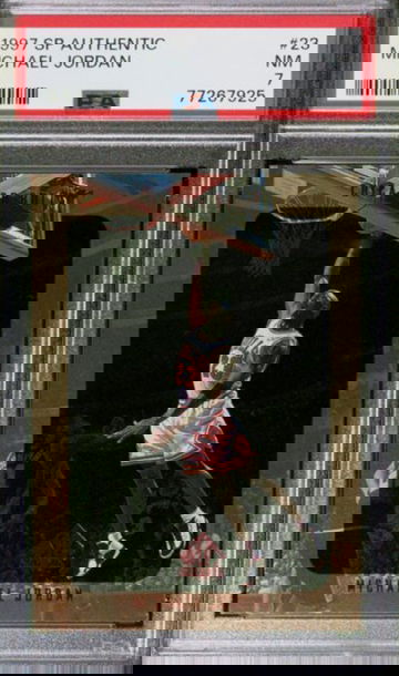 1997 SP Authentic Michael Jordan PSA 7 #23