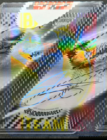 JULIO RODRIGUEZ 2022 Topps Stadium Club Chrome Beam Team AUTO 18/25