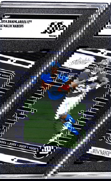 2024 Panini Absolute #106 Malik Nabers Retail SGC 10