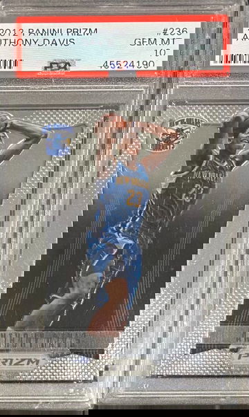 2012 Prizm Anthony Davis Rookie PSA 10