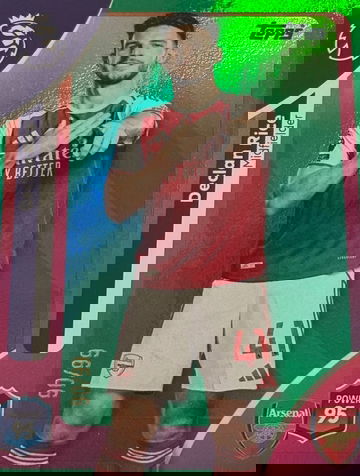 2025-26 Topps Premier League Soccer Declan Rice Green Rainbow /99 #8