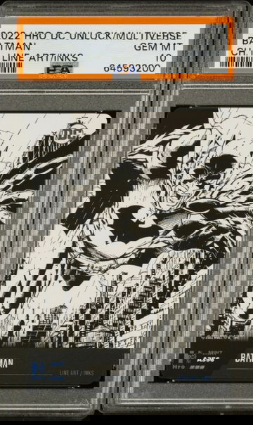 💎🚨 DC COMICS BATMAN: LINE ART/INKS PSA 10 🦇 PHYSICAL CARD ONLY 🚨LOW #A356 📦