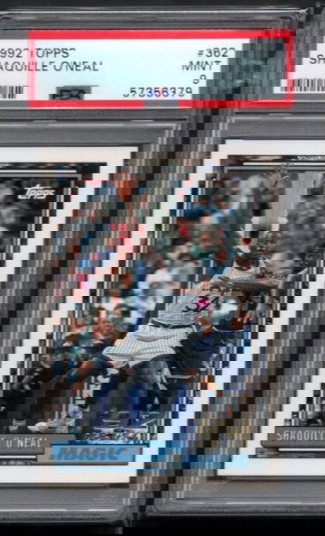 Shaquille O'neal   1992 Topps  RC #362  PSA 9   MINT