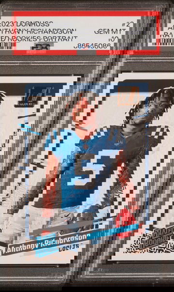 2023 Donruss Rated Rookie Portrait Studio Series Anthony Richardson #2 /100 PSA 10