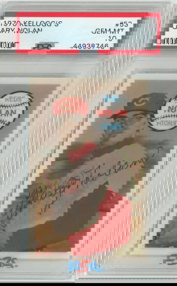 1970 Kellogg's Baseball - #53 Gary Nolan PSA 10 GEM MT