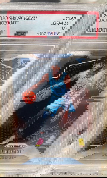 2019 Ja Morant Panini Prizm PSA 10 Rookie