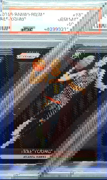 2018-19 Panini Prizm #78 Trae Young RC PSA 10