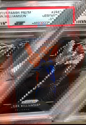 Zion Williamson Prizm rookie #248 psa 10