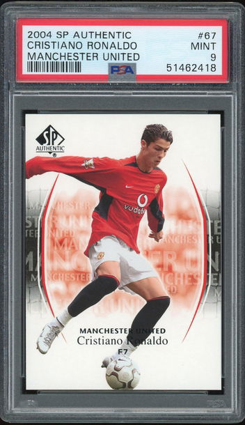 2004 Upper Deck SP Cristiano Ronaldo RC Rookie 9