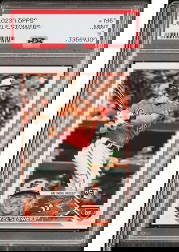 2023 KYLE STOWERS 2023 Topps Series #156 PSA 9