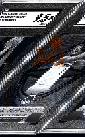 2022-23 Panini Mosaic #16 Anthony Edwards Epic Performers SGC 9.5