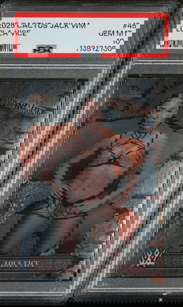 2025 Topps Chrome WWE Cactus Jack X Wrestlemania Lola Vice #45 PSA 10