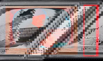 1955 Bowman Enos Slaughter #60 PSA 7.5 NRMT+