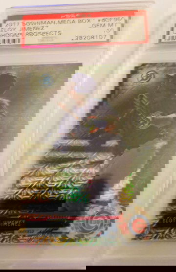 Eloy Jimenez 2017 Bowman Mega Box PSA 10