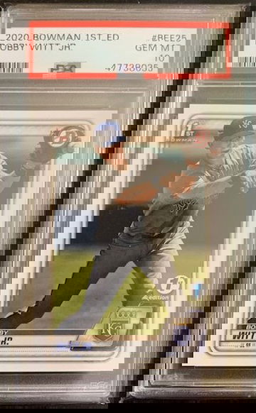 2020 Bowman 1st Edition Bobby Witt Jr. #BFE25 PSA 10