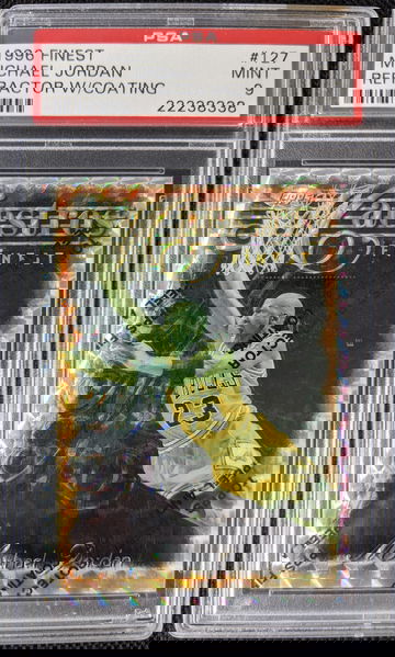 Michael Jordan 1996 Finest Refractor w/ Coating