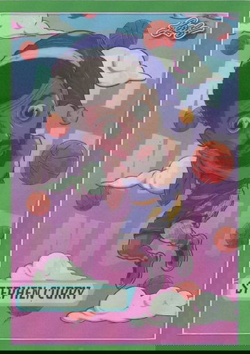 2023 Leaf Stephen Curry Metallic Imaginations Green #/25 #MI-12