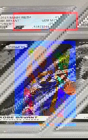 Kobe Bryant 2013-14 Panini Prizm Blue #1 PSA 10 SSP RARE POP 6