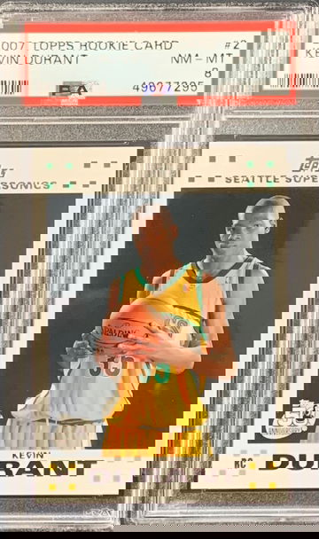 2007 Topps Kevin Durant PSA 8