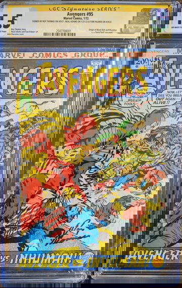 Avengers #95 CGC 1.5 Signature Series