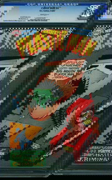 PLASTIC MAN #4, CGC 8.5 VF+