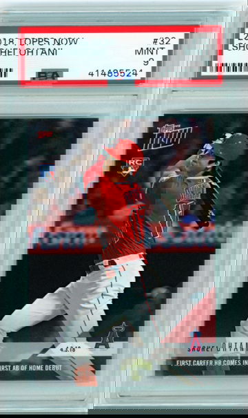 2018 Topps Now #32 Shohei Ohtani PSA 9 MINT!