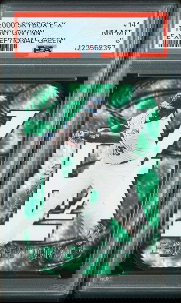 2000 SKYBOX E-X E-XCEPTIONAL 14 TONY GWYNN GREEN