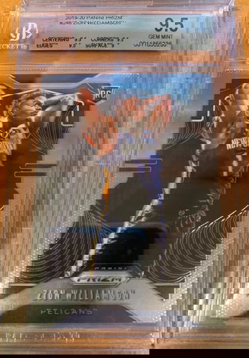 Zion Williamson 2019 Prizm BGS 9.5