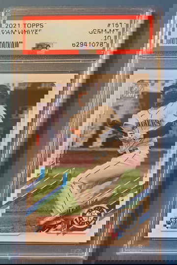 2021 topps Evan white psa 10