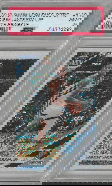 2019 Panini Donruss  Optic Jaren Jackson Jr. White Sparkle PSA 9