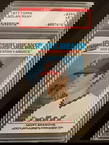 1977 Nolan Ryan Record Breaker #234 PSA 5