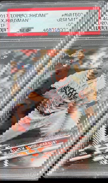 2017 Alex Bregman Topps Chrome Update 2017 PSA 10