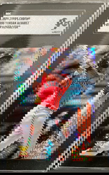 2020 Topps Chrome Yordan Alvarez Prism Refractor SGC 9