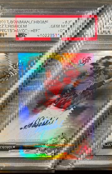Jazz Chisholm 2017 Refractor Auto PSA 10