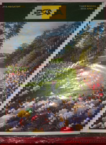 PSA Graded Card Monthly Price Guide Magazine April 2024 Tiger Woods Sunday at The Masters