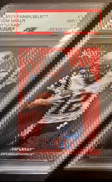 2013 Panini Select Tom Brady Hot Stars PSA 9