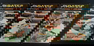 Clemente Stargell Mazeroski HOF Pittsburgh Pirates WS Champs 1971 Topps Lot of 3 🔥⚾🔥⚾