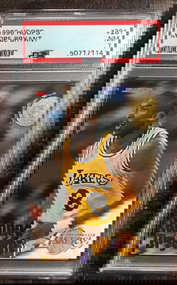 1996 Hoops Kobe Bryant PSA 7