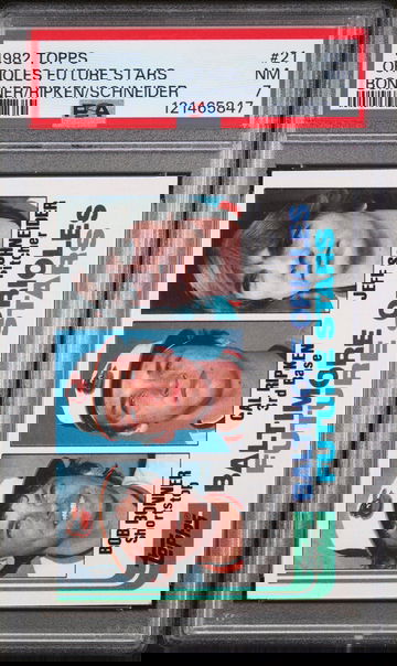 1982 Topps Cal Ripken #21 RC PSA 7