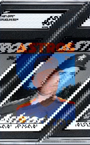 1986 Topps card #100, Nolan Ryan