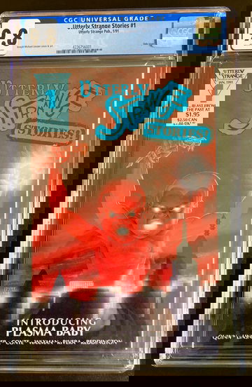 Utterly Strange Stories 1 CGC 9.8 White 1st Plasma Baby 1991 Only 9.8 on Census