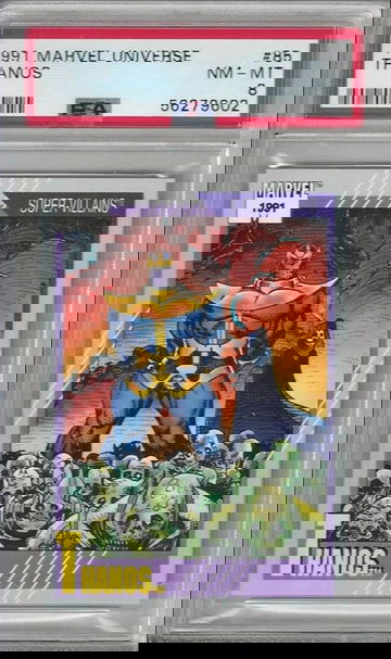 1991 Impel Marvel Universe THANOS #85 PSA 8