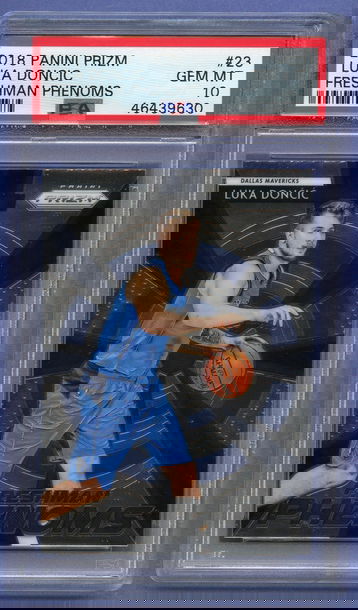 LUKA DONCIC 2018 Panini PRIZM #23 Rookie Freshman Phenoms PSA 10 