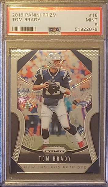 Tom Brady 2019 Prizm PSA 9