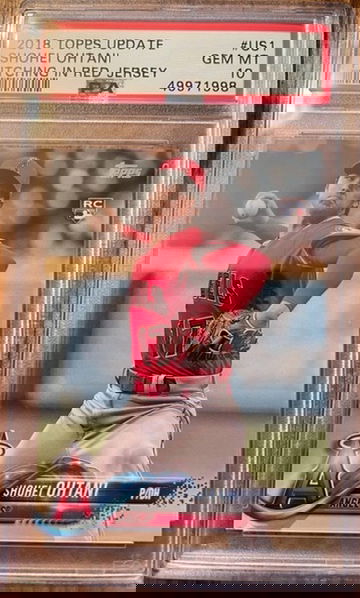 2018 Topps Update #US1  RC Shohei Ohtani PSA 10