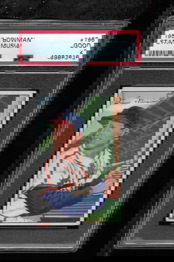 1952 BOWMAN STAN MUSIAL PSA 2